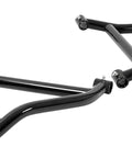 Rear Radius Arms High Clearance For Maverick DPS XMR XRS MAX 2013 2016 Upgrade A Arms With 1.5 Inch Additional Clearance And Heavy Duty Steel Construction Fits Up To 30 Inch Tires Off Road Upgrade Accessory, black steel pair