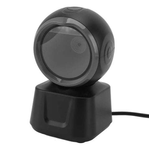 Desktop Barcode Scanner 1D 2D QR Omnidirectional Automatic USB Reader For Retail Supermarkets And Shops Plug And Play Setup
