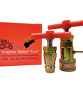 Hydraulic Quick Coupling Pressure Relief Tool For Half Inch Pioneer Ag Poppet Style Fittings ISO 7241 A 5675 Compatible