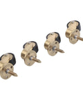 360° Silent Brass Furniture Casters 4-Pack Wheels 360° Silent with screws for easy installation and smooth rotation.