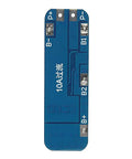 Heavy Duty 3S Bms Module 12V 10A Lithium Battery Balance Board circuit board with connections and blue housing.