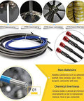 Beefed-Up Braided Motorcycle Brake Hose With Removable Banjo Fittings, 400-2400mm Length, AN3 Hydraulic Clutch Line, Stainless Steel