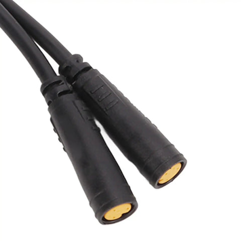 Gear Sensor Cable With 1T2 Brake Splitter For Bafang Mid Mount Motor Crisp Shifts Upgrade close-up with connectors