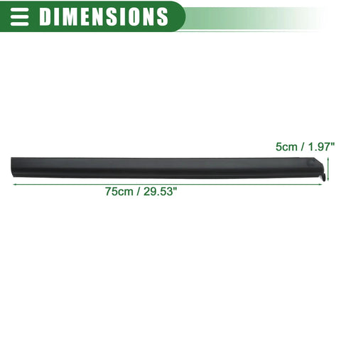 Weatherstrip Window Seal Belt Kit For Ford Ranger 1999 2011 2 Door Front Left Driver Right Passenger Side Black Rubber