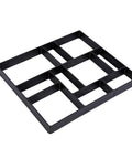 Concrete Mold 45x40x4cm 10 Cell Paver Mold For Diy Garden Walkway Reusable Stepping Stone Maker shown from above.
