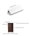 5 Pack 3 Inch Self Adhesive Cabinet Pulls Silver Stick On Handles dimensions diagram