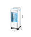Compact Evaporative Air Cooler And Integrated Humidifier With Three Wind Modes For Home Office Or Bedroom Quiet Portable Swamp Cooler 250x250x620 mm