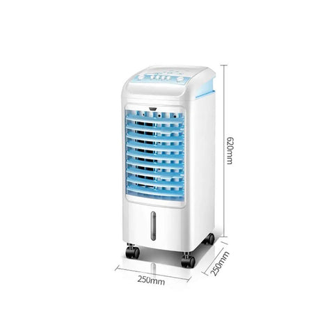 Compact Evaporative Air Cooler And Integrated Humidifier With Three Wind Modes For Home Office Or Bedroom Quiet Portable Swamp Cooler 250x250x620 mm