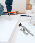 Installing 8 Pack Adjustable Steel Furniture Leveling Feet For Tables And Cabinets, Easy Install, Wear Resistant Table Leg Levelers, Silver Finish