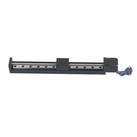 Heavy Duty Linear Slide Guide Rail Two Hundred Millimeter Electric Actuator Stage Plug And Play Bearing Block with motor and rail.