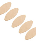 Solid Beech Wood Oval Joiner Biscuits 20 Piece Set for strong wood joining, visible in beech material, oval shape.