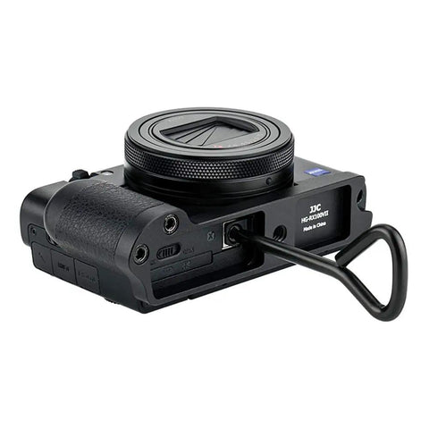 Beefy Metal Hand Grip L Bracket For RX100 VII Camera Anti Slip Accessory with HDMI, microphone, battery, and memory card access