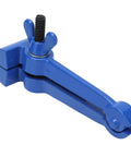 50mm Hand Vise For Machinists And DIYers, Cast Steel Clamp Tool With Locking Jaw And Non Slip Grips, blue vise with screw clamp