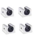 Beefy And Ultra Smooth Linear Ball Bearing Block And Guide Rail Kit For 3D Printers And CNC Machines, 4 Pack, SBR20UU Compatible