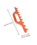 Three Piece Beehive Frame Spacers For 8 9 10 Frame Hives With Distance Rake Beekeeping Tools shown with measurements