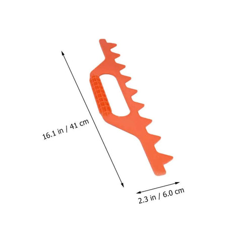 Three Piece Beehive Frame Spacers For 8 9 10 Frame Hives With Distance Rake Beekeeping Tools shown with measurements