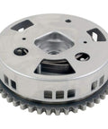 Camshaft Sprocket Timing Chain Kit Replacement For 2009 2015 Jeep Grand Cherokee And Ram 1500 Five Seven Liter Hemi V8 Engines, Compatible With Charger Challenger Durango, silver gear close-up