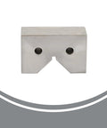 Two Ground V-Block Set 3/4 X 1-1/4 Inch For Milling And Drilling Machines, Precision V-Block Pair For Accurate Workpiece Positioning And Secure Milling Alignment, steel block