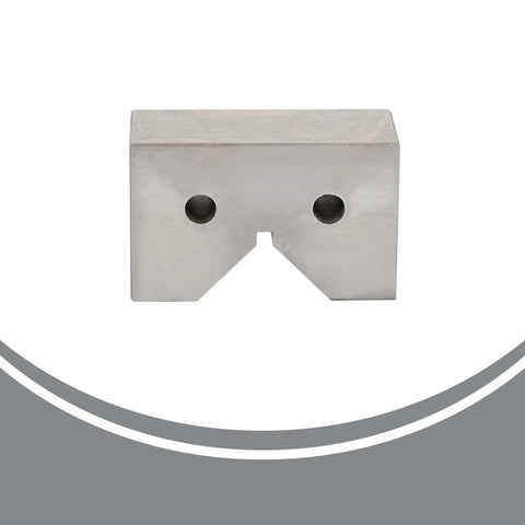 Two Ground V-Block Set 3/4 X 1-1/4 Inch For Milling And Drilling Machines, Precision V-Block Pair For Accurate Workpiece Positioning And Secure Milling Alignment, steel block