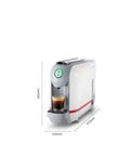 Compact Capsule Espresso Machine For Home And Office, Automatic Mini Coffee Maker With 20 Bar Pressure, 500ml Water Tank