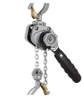 Sturdy Mini Hand Chain Hoist Built From Durable Aluminum Alloy For Quick Lifting Tasks Up To Half A Ton With Compact Portable Design.