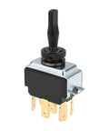 Freightliner Window Mirror Control Switch 8956K913 Replacement For A681-5451-522 Easy Install 6 Pin Connector, black toggle switch