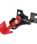 Close-up of Spring Parking Brake Thingy Kit for Polaris RZR and Ranger UTVs Easy Install to Stop Rolling When Parked with red components.