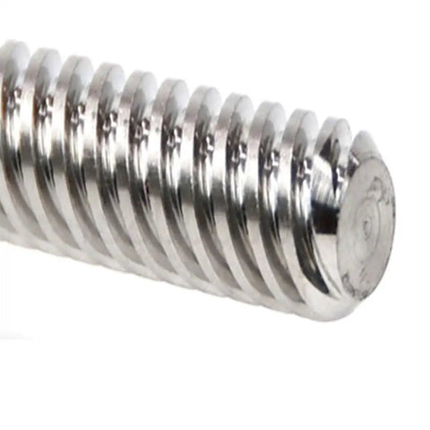 T8 Threaded Trapezoidal Lead Screw For 3D Printer With 8mm Diameter And 2mm Pitch Lead Options 4mm Or 8mm Stainless Steel Shaft And Copper Nut Lengths 100mm To 800mm High Precision Linear Motion Component.