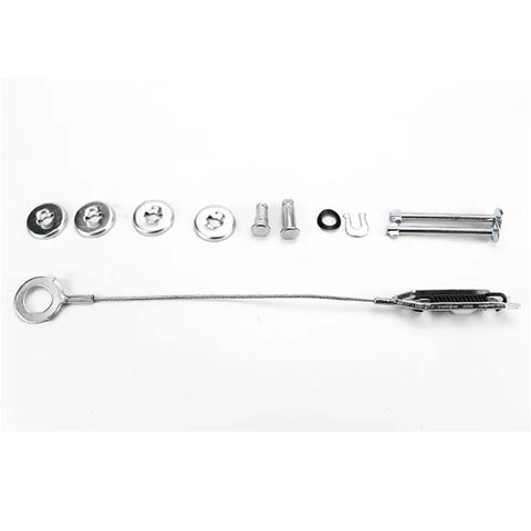 Top Shelf Left Side Forklift Brake Shoe And Complete System Overhaul Kit For Pallet Jacks And Lift Trucks includes metal components and springs.