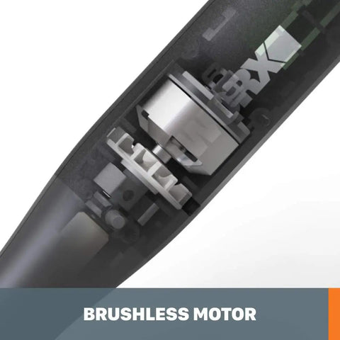 Close-up of the 20V Cordless Rotary Tool With Brushless Motor showcasing the internal mechanism and compact design for DIY projects.