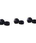 Solid Grip 30 Pack M8 Nylon Insert Lock Nuts heavy-duty black zinc plated steel hex design for quick sheet metal builds.