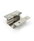 Right Angle Weld-On Hinge For Concealed U-Shaped Slot Doors Built Tough 304 Stainless Steel Durable Industrial Mechanical Hardware