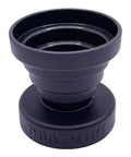 Universal Vacuum Hose To PVC Pipe Adapter For Easy AC Drain Line Unclogging No More Hack Jobs in black plastic material