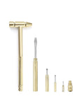6 In 1 Mini Copper Hammer And Screwdriver Tool Set For Repairs On Drones, Phones, Laptops, And Watches, Anti Corrosion And Rust Resistant