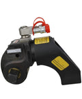 Heavy Duty Hydraulic Torque Wrench Set With 4000Nm Pull And Rugged Steel Square Drive Half Inch Build featuring a swivel manifold and safety connector.