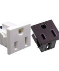 Straight Up Dang Tough Industrial Us 5 15R AC Power Outlet And Electrical Receptacle For Real Jobsite Work Rock Solid two Nema 5 15R single outlets.