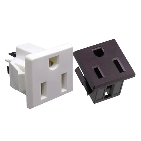 Straight Up Dang Tough Industrial Us 5 15R AC Power Outlet And Electrical Receptacle For Real Jobsite Work Rock Solid two Nema 5 15R single outlets.
