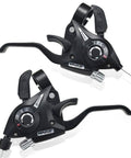 3x7 Speed Shifter And Brake Lever Kit With Gear Indicator For Mountain Bike Road Bike MTB BMX Fixie Cycling, 21 Speed System