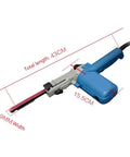 Heavy Duty Belt Sander Grinder With Adjustable Angle Design for Wood and Metal Sanding, Dimensions: 43CM length, 15.5CM height, 9MM width.
