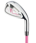 Pink Junior Girls Golf Set V3 With Oversized 15 Degree Driver Cavity Back Irons And Matching Bag For Right Handed Players Ages 4 To 7 Easy Grip