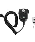 Two Way Radio Shoulder Speaker Mic With PTT Button And Mic Hanger For Portable Radios Hands Free Communications Belt Clip