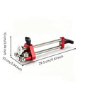 Sheet Metal Lip Former Roller With Adjustable Bending Tool Pro Grade Lightweight Roller Bender dimensions shown
