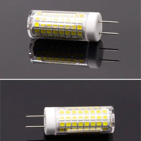 Supersbright Cabinet Glow Up With This 7W GY8.6 Led Bulb Bi Pin Base, Total 730 Lumens Replaces 75W Halogen, No Sweat Undercounter Kitchen Lighting, Tough Ceramic Housing, 6000K Daylight White, 2 Pack