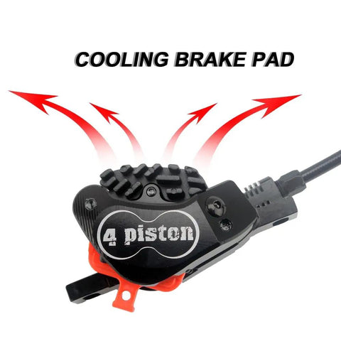 Beefy Resin Mountain Bike Brake Pads With Metal Cooling Built For Serious Stopping Power And Heat Dissipation Compatible With Shimano XT SLX XTR M785 M675 M6000 M7000 M8000 M9000 Series Great For Tough Trails, shown with cooling fins.