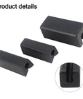 Three Piece Boat Transom Saver Kit For Outboards With Single Ram Hydraulic Tilt System Black Heavy Duty PTR Material blocks