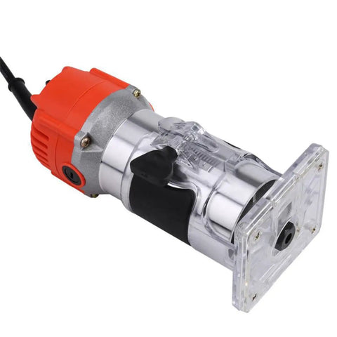 Electric Wood Slotting Machine With Aluminum Construction And Precise Electronic Components, Easy To Operate And Accurate Measuring For Wood Trimming, Edge Banding, And Crafting Christmas Decorations, Built Tough For Home Shops