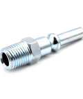 Lincoln Series Steel Coupler Plug One Quarter Inch Male NPT For Pneumatic Tools And Air Systems Forged Tool Steel Body