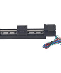 High Precision Linear Stage Actuator With 100Mm Stroke Stepper Motor And T6x4 Screw Rail Guide Slide For Cnc Milling Or Optical Lab, aluminum, plug and play, 100mm track.