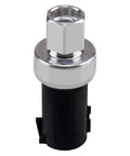 Ford AC Pressure Switch Sensor Replacement For F150 FSeries Expedition Escape Focus Fiesta Lincoln OEM Style 100 Percent New Compatible With 6F9Z19D594AA 6F9319D594AA YH1704 front view showing metal and plastic construction