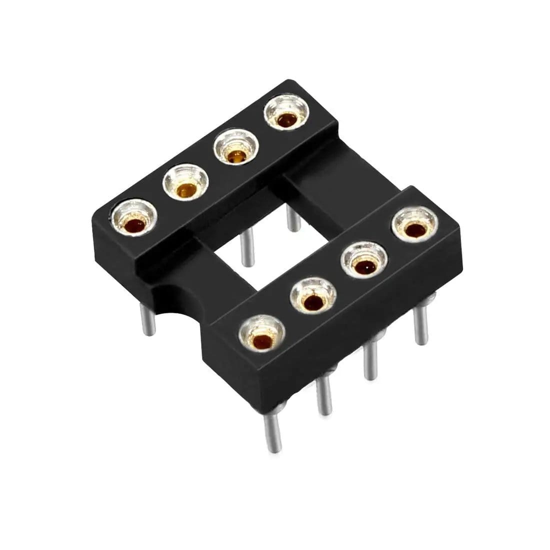 DIP IC Socket Set - Durable 8-Pin 2.54mm Pitch Adapters